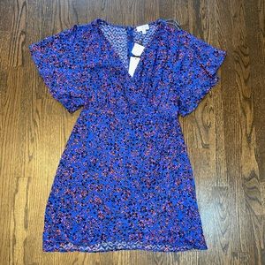 Socialite Nordstrom Faux Wrap Dress M New With Tags Blue